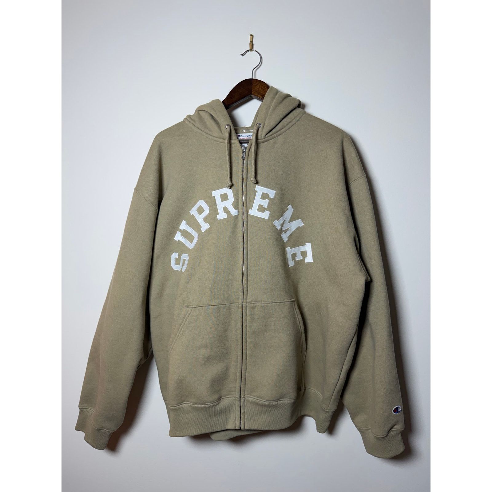 Supreme Supreme Champion Zip Up Hooded Sweatshirt Size US XL / EU 56 / 4 - 1 Thumbnail
