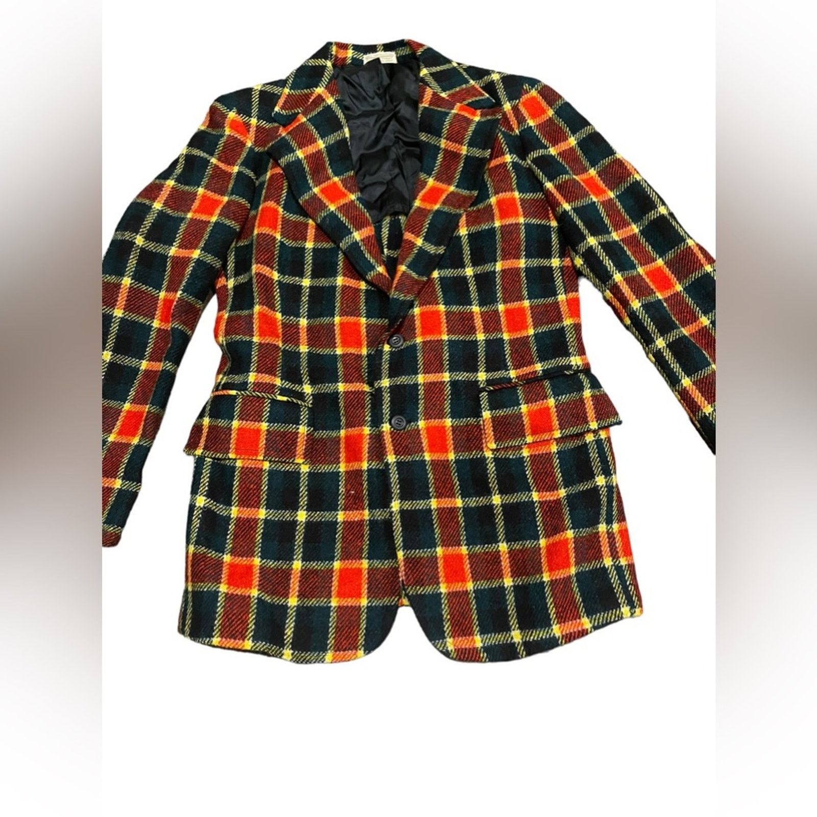 Harris Tweed Harris tweed Wool Blend Blazer Jacket Red Check Size Medium Size US M / EU 48-50 / 2 - 2 Thumbnail