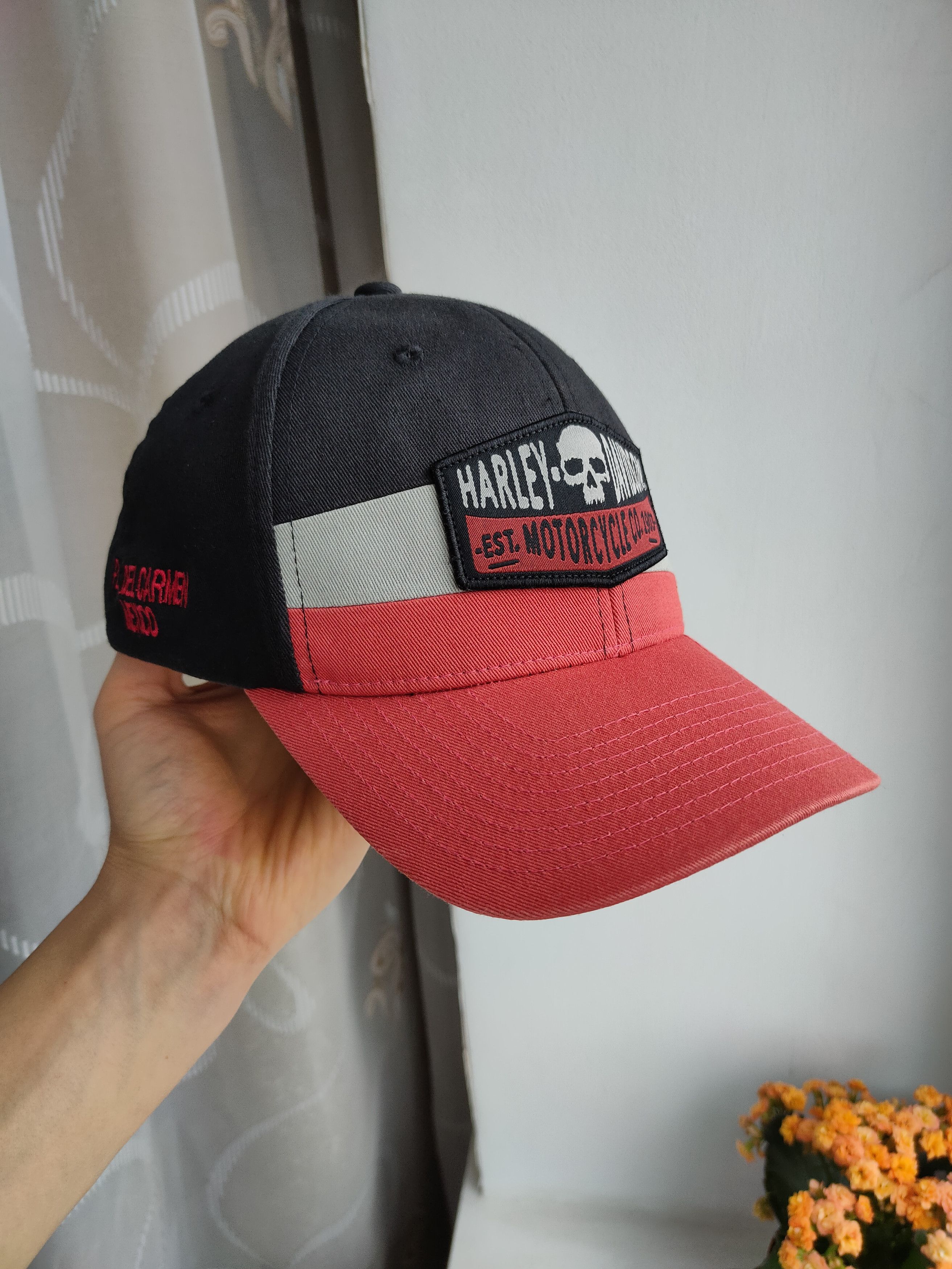 Harley Davidson Harley Davidson Cap by Flexfit band Harley Davidson hat S-M Size ONE SIZE - 2 Thumbnail