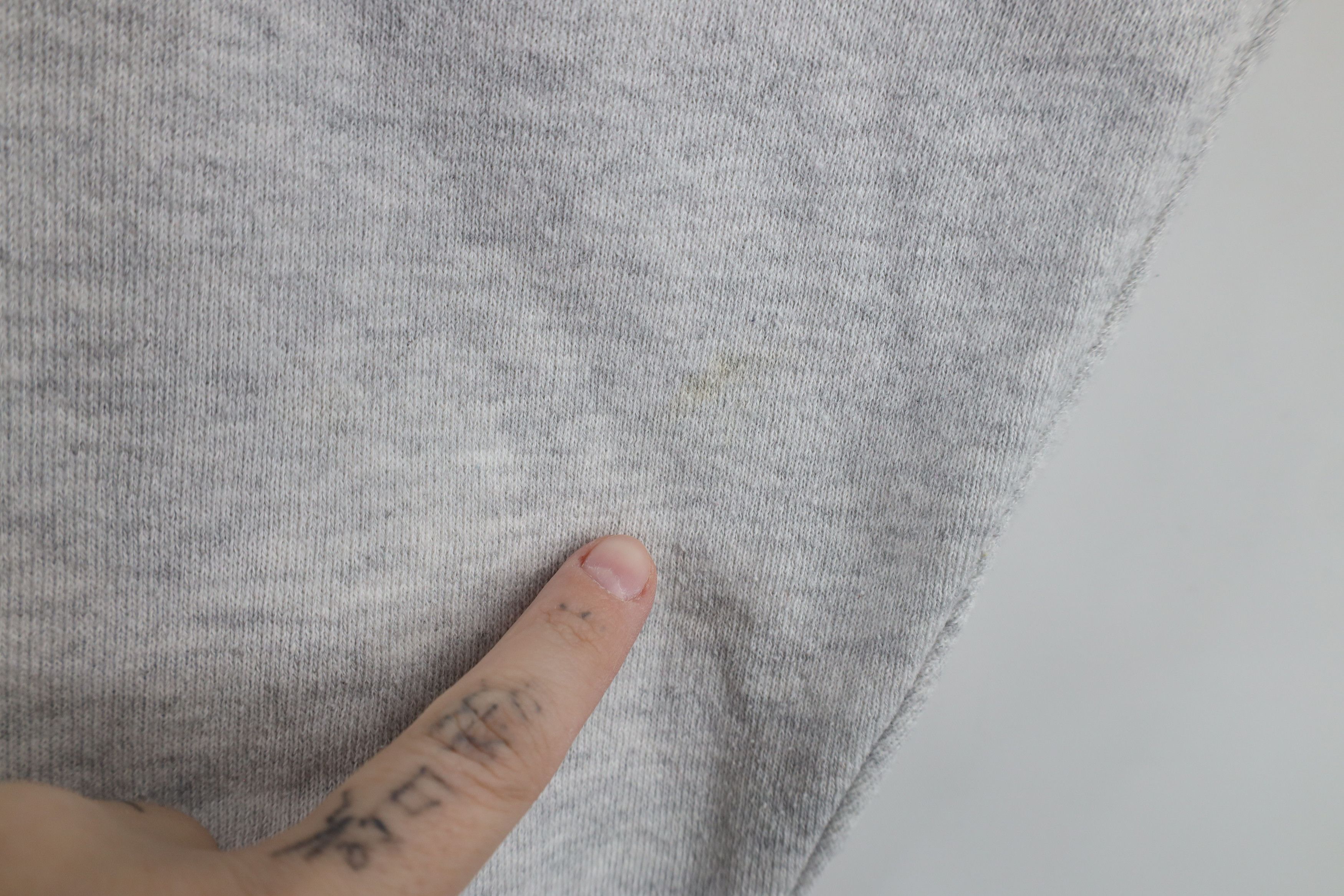 Vintage Vintage 90s Streetwear Crewneck Sweatshirt Heather Gray USA Size US XL / EU 56 / 4 - 6 Thumbnail