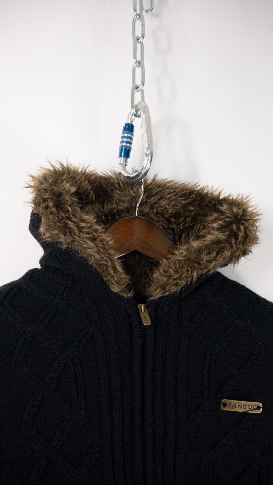 Kangol × Vintage Kangol Vintage sweater with fur Size US L / EU 52-54 / 3 - 4 Thumbnail