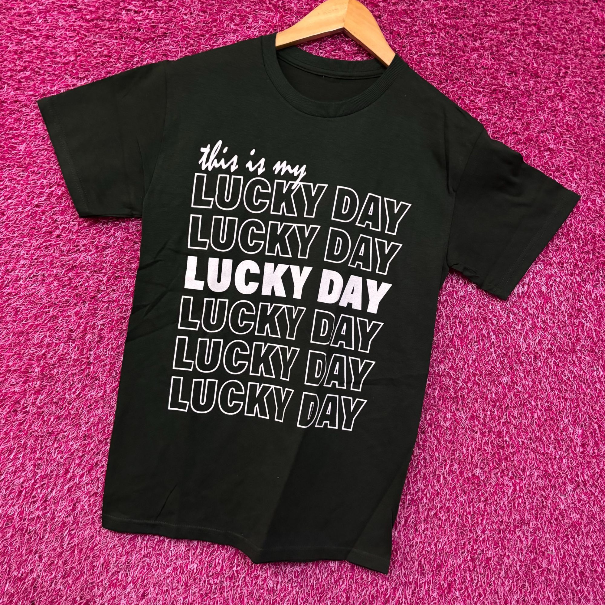 Other This Is My Lucky Day Graphic Design T-Shirt Small Size US S / EU 44-46 / 1 - 3 Thumbnail
