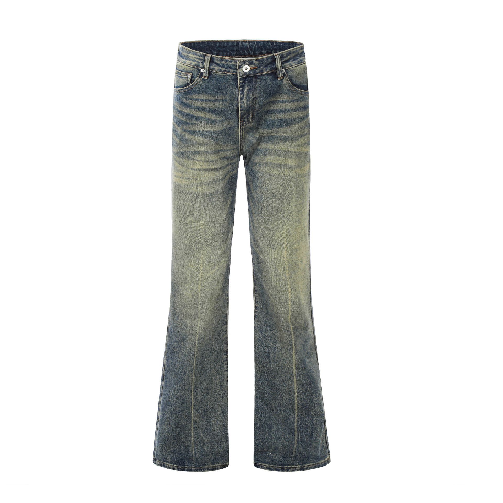 Japanese Brand × Jean High street punk American style distressed washed jeans Size US 32 / EU 48 - 1 Thumbnail
