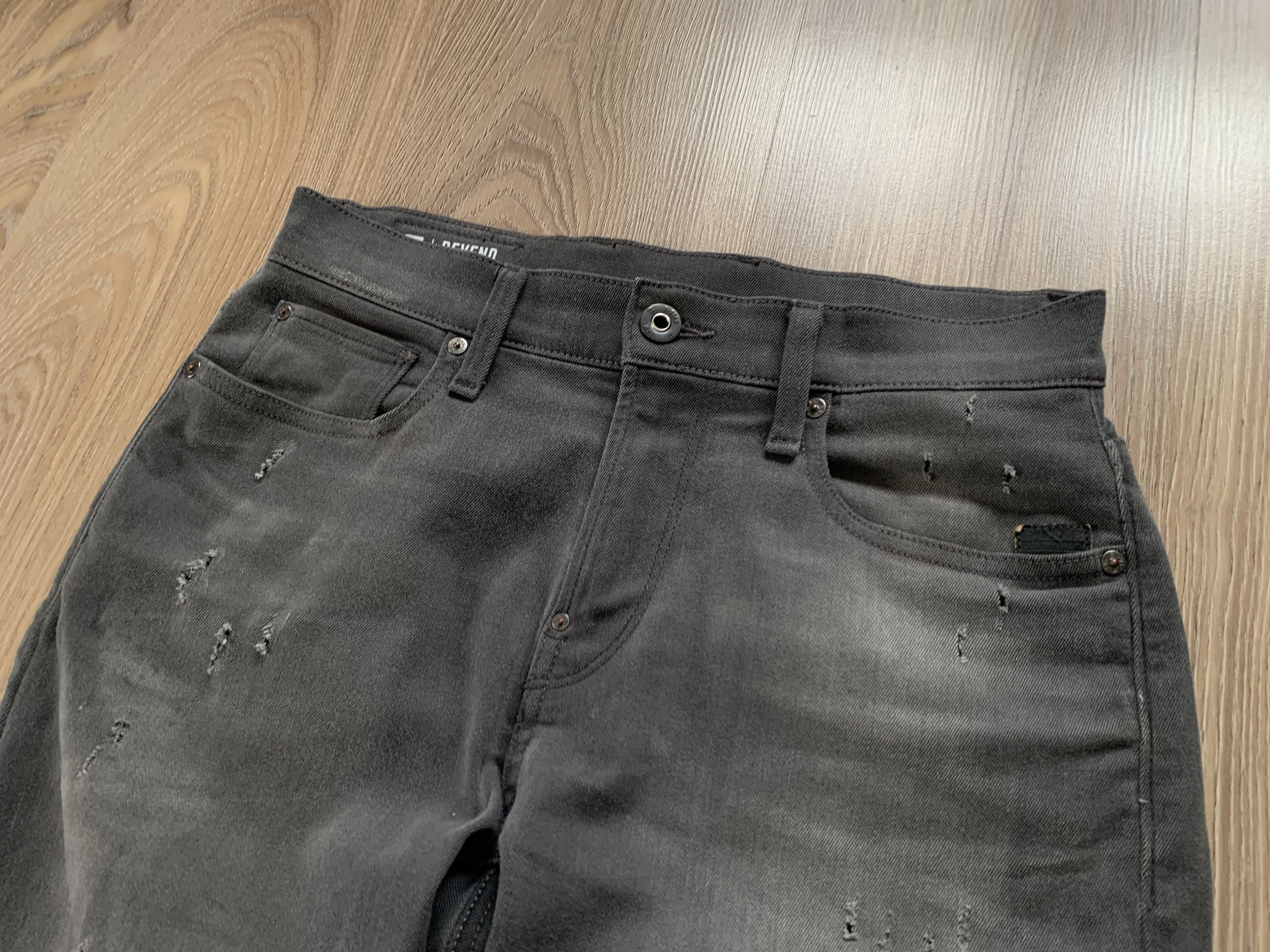G-Star G-Star Raw Revend Disterssed Skinny Jeans Size US 28 / EU 44 - 4 Thumbnail