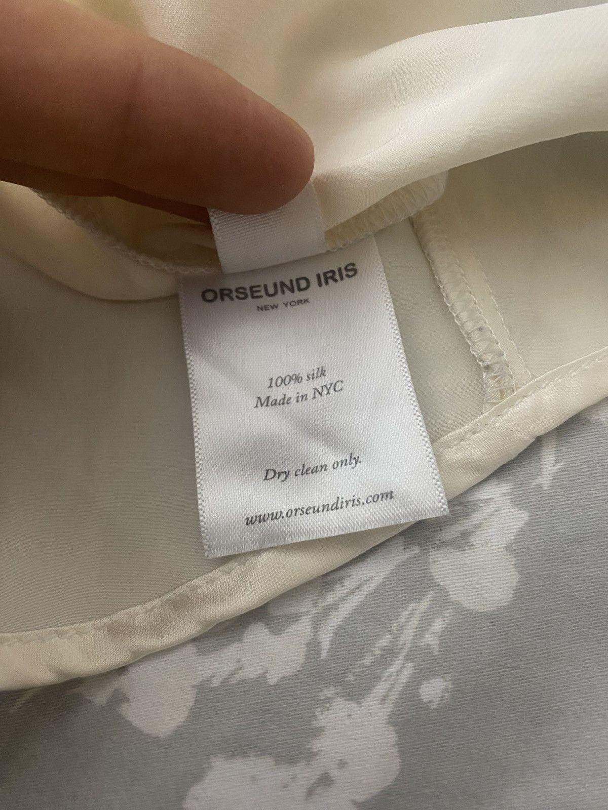 Orseund Iris Orseund Iris Silk Blouse Cream shirt M NYC old money luxury Size M / US 6-8 / IT 42-44 - 11 Thumbnail