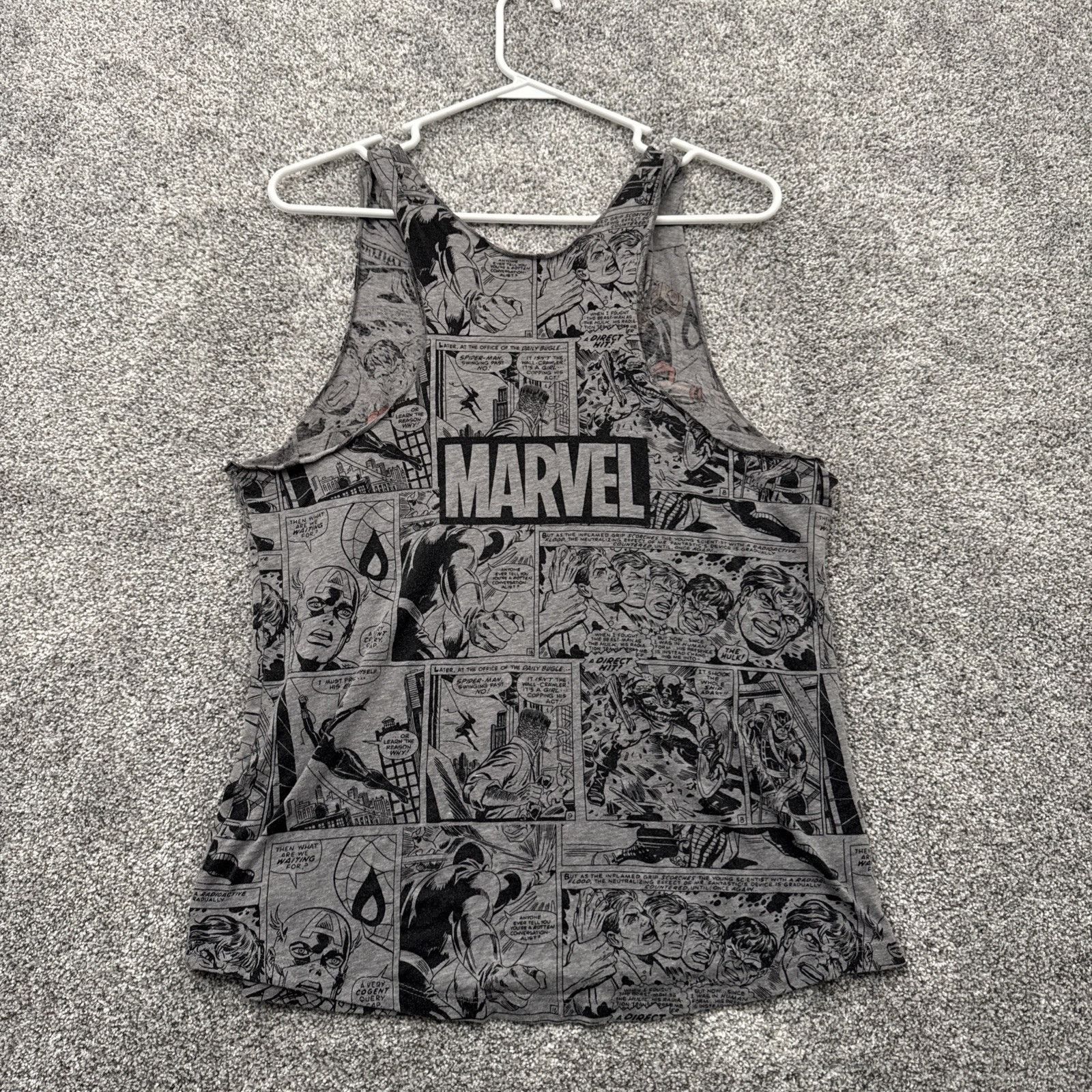Marvel Comics Marvel Tank Top Women XL Grunge Superhero Comic Book Graphic Size XL / US 12-14 / IT 48-50 - 5 Thumbnail