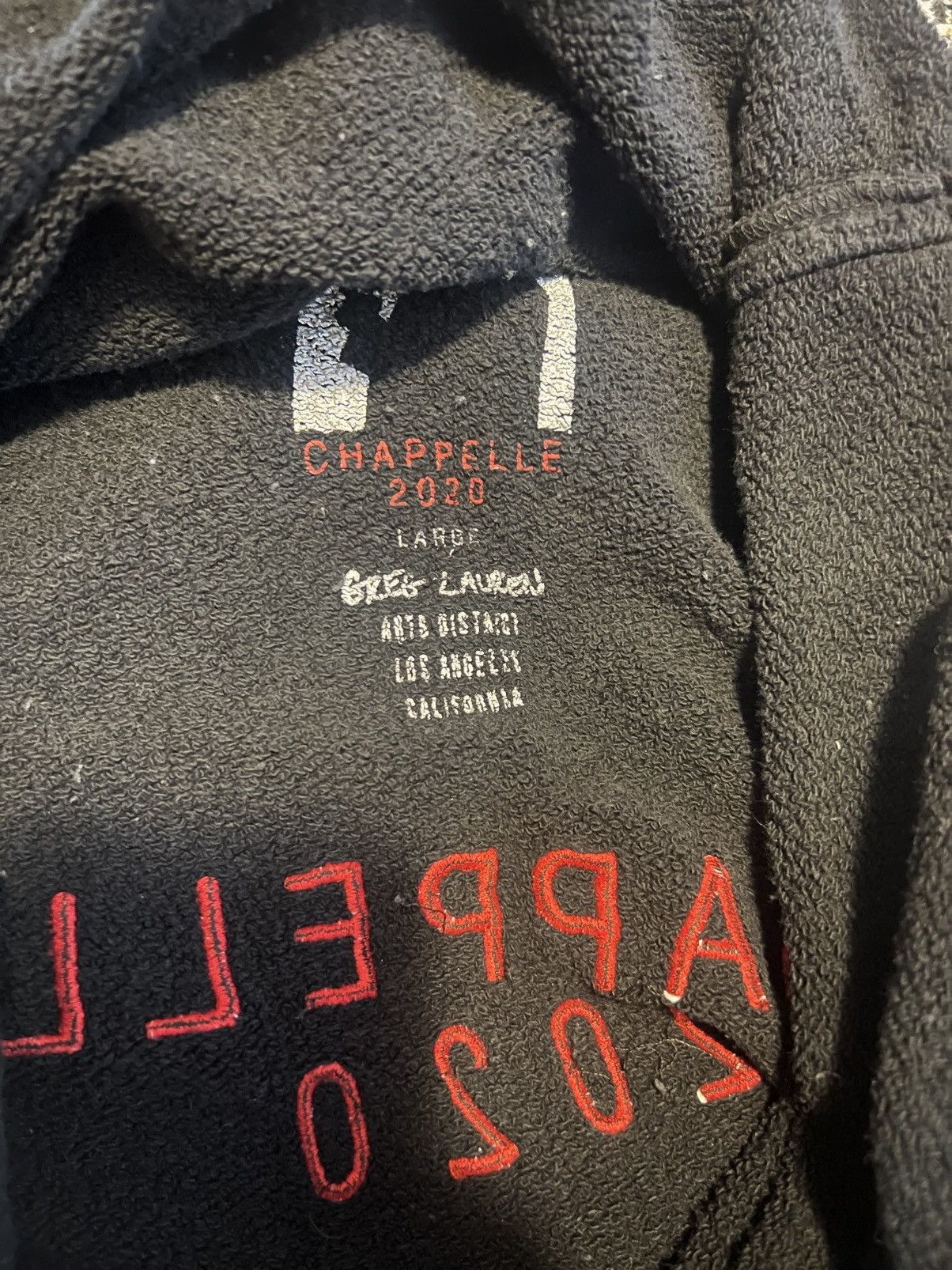 Greg Lauren NEW!! Limited Dave Chappelle Fragment 2020 Tour Hoodie Size US L / EU 52-54 / 3 - 6 Thumbnail
