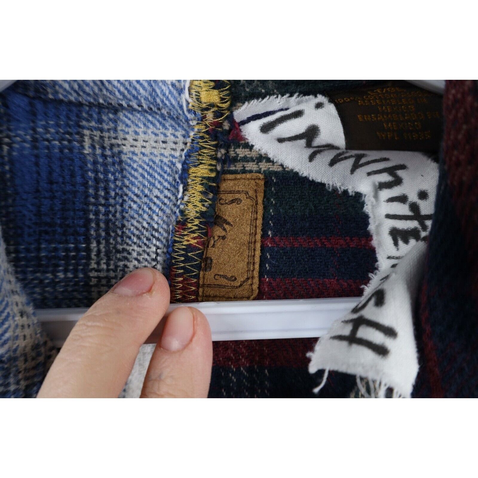 Vintage Vintage 90s Y2K Streetwear Custom Flannel Shirt Dress Size L / US 10 / IT 46 - 15 Thumbnail