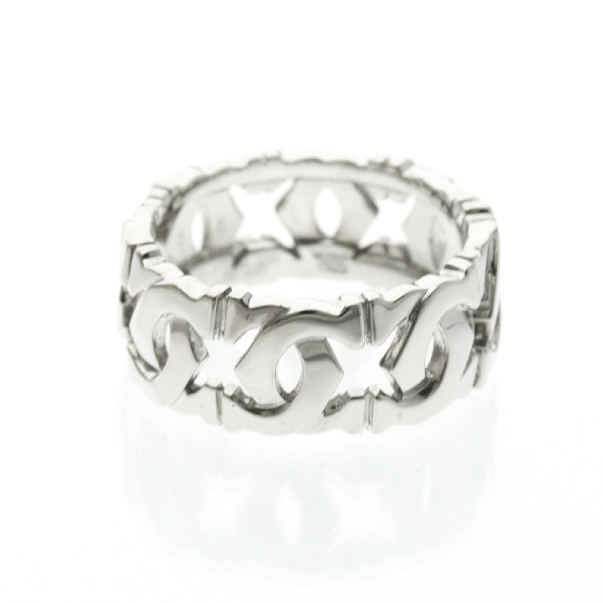 Cartier Cartier Entrelacé Ring N4123155 White Gold (18K) Fashion No Stone Band Ring Silver Size ONE SIZE - 1 Thumbnail