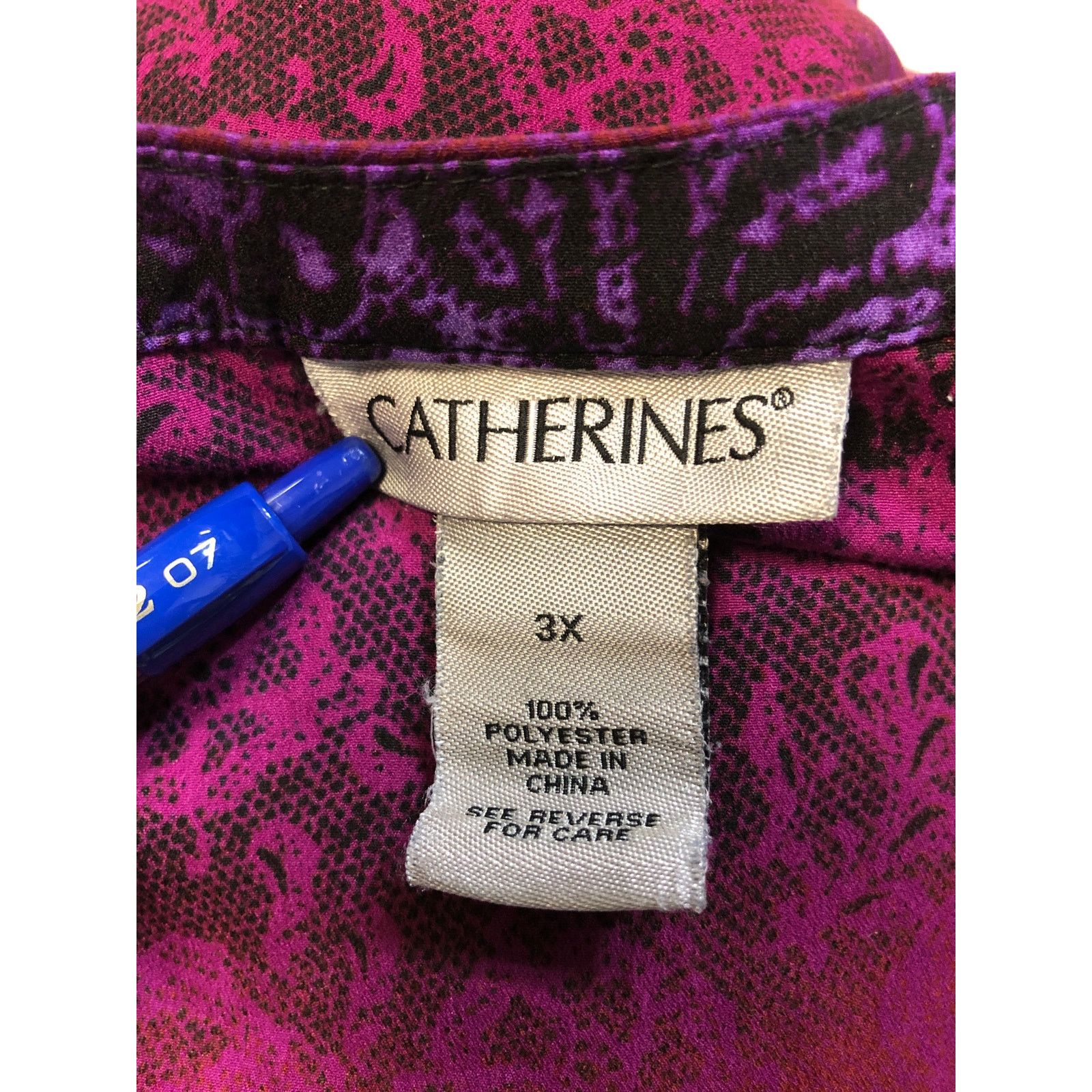 Other Women’s Catherine’s purple/pink blouse Size 3XL / US 20-22 - 4 Thumbnail