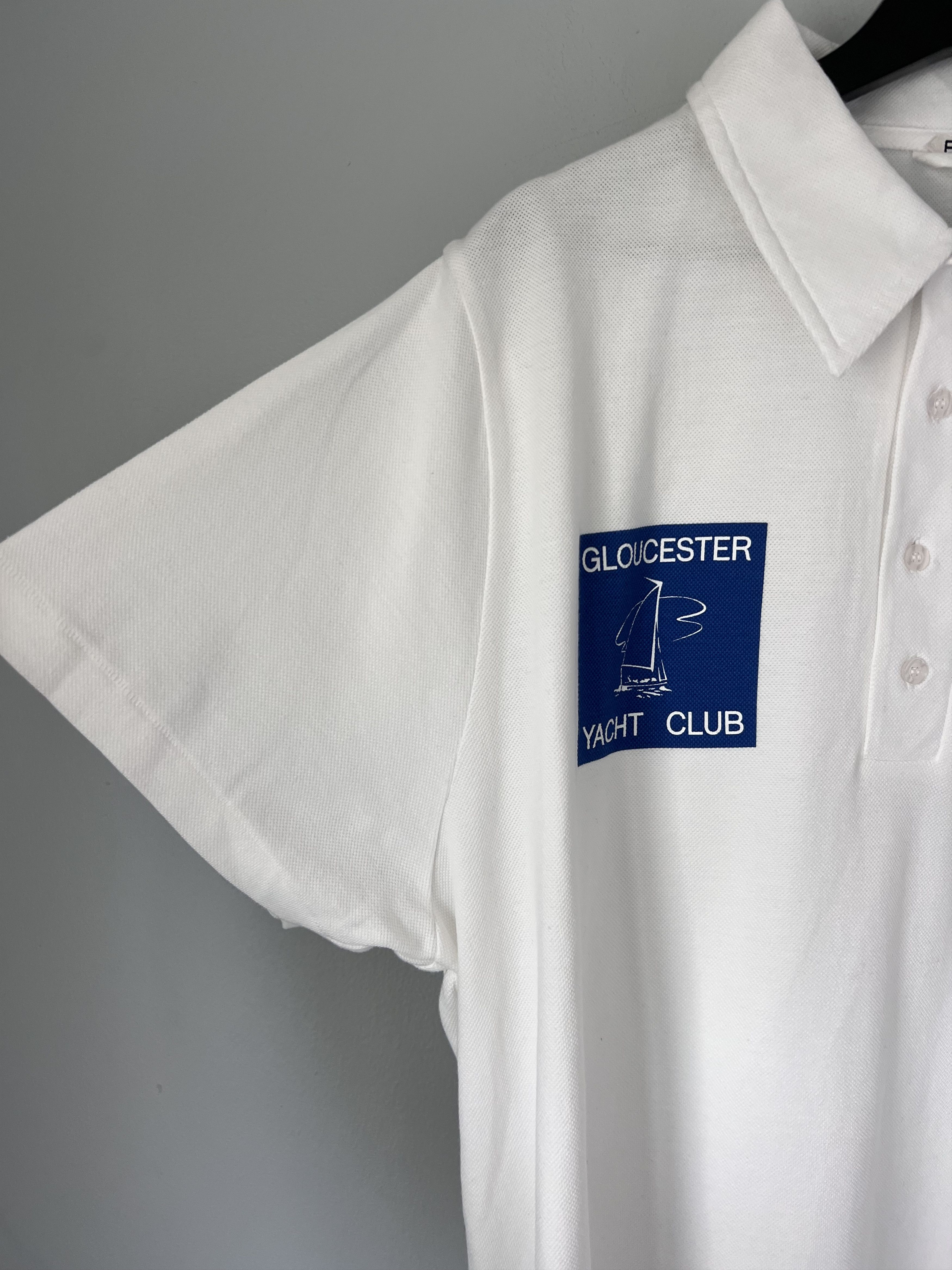 Bode Bode Gloucester Yacht Polo in White Size US XL / EU 56 / 4 - 4 Thumbnail
