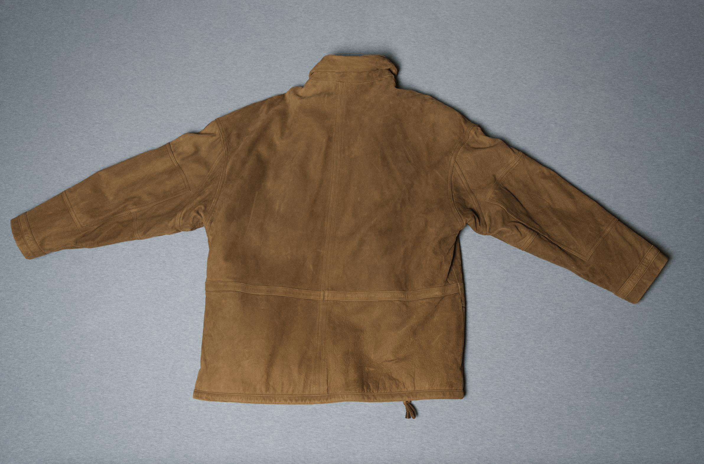 Roundtree & Yorke Roundtree & Yorke Distressed Leather Field Coat (Brown) Size US L / EU 52-54 / 3 - 2 Thumbnail