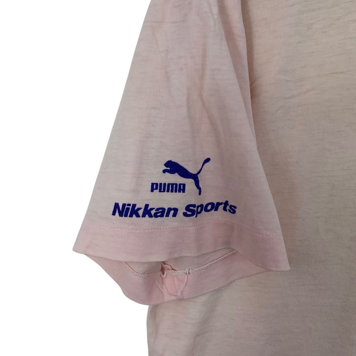Puma Vintage 80s Puma LAKE KAWAGUCHI NIKKAN Sports MarathonTshirt Size US M / EU 48-50 / 2 - 4 Thumbnail