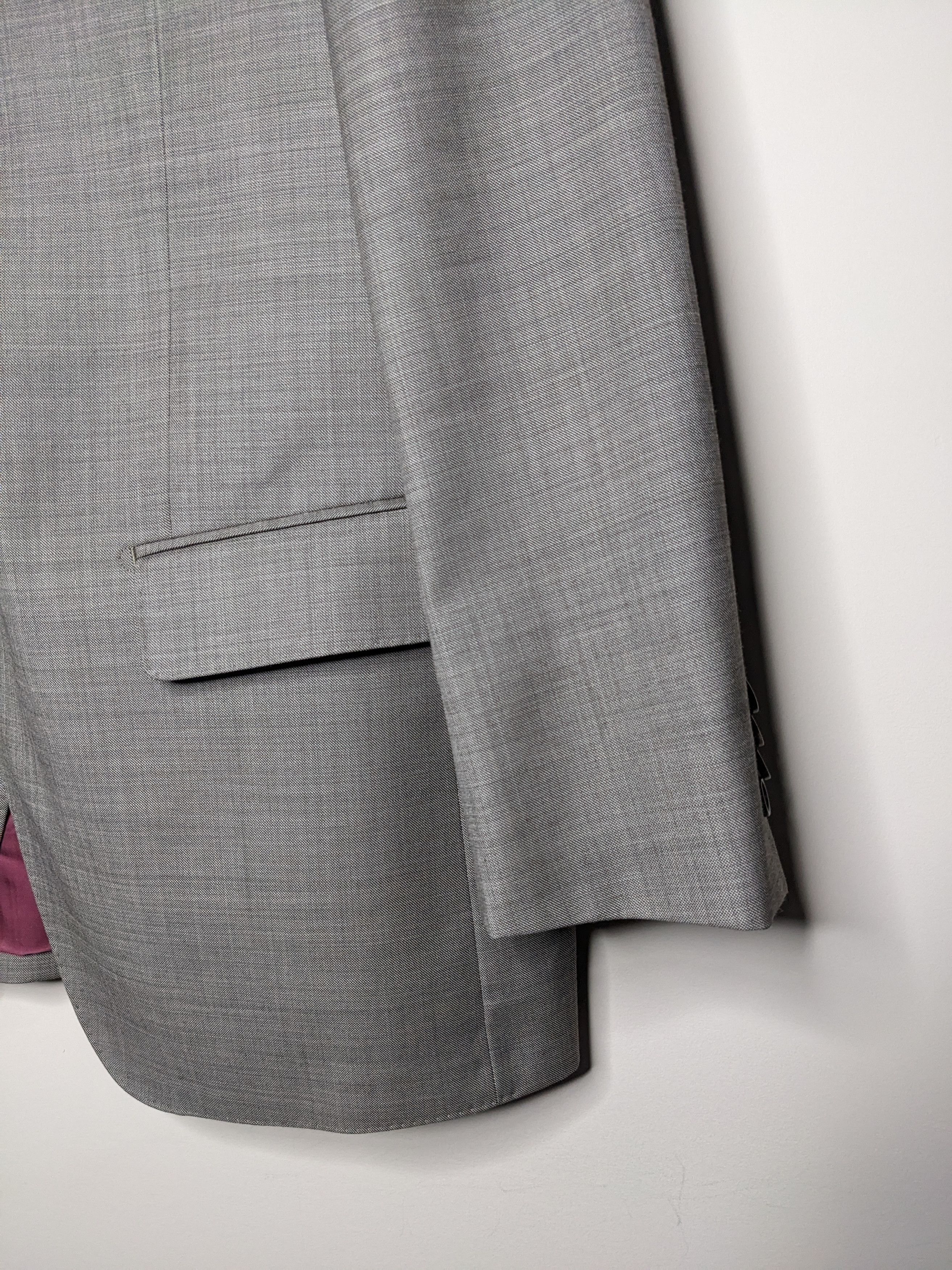 Spier & Mackay Spier & MacKay Suit Jacket 44R Wool Contemporary 2-Button Size 44R - 3 Thumbnail