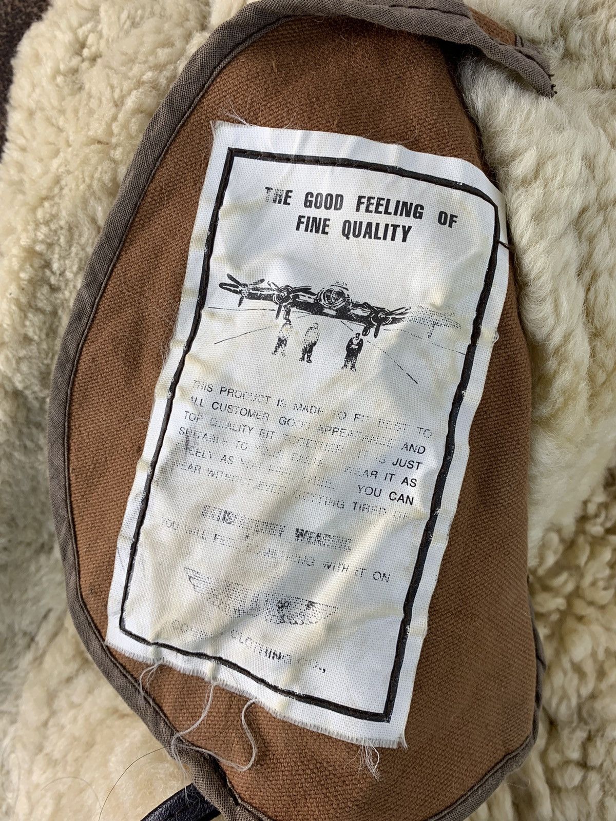 Genuine Leather B-3 Combat Airforce Bomber Jacket Aviator Sherpa Inner Size US M / EU 48-50 / 2 - 7 Thumbnail