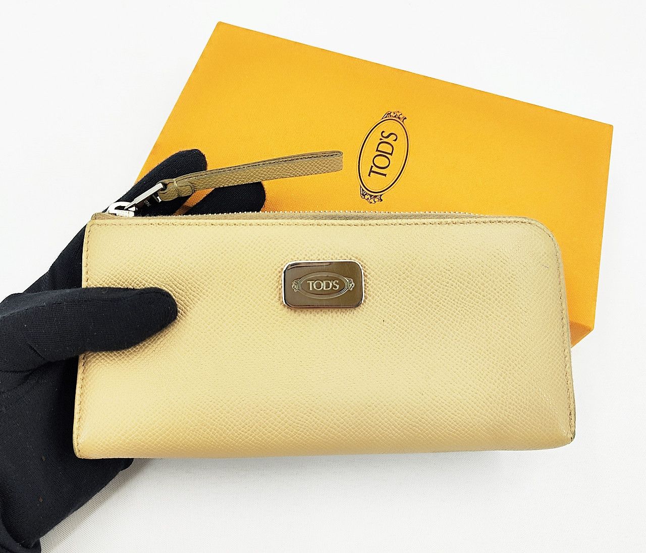 Tod's TOD'S zip around light brown saffiano leather long wallet Size ONE SIZE - 3 Thumbnail