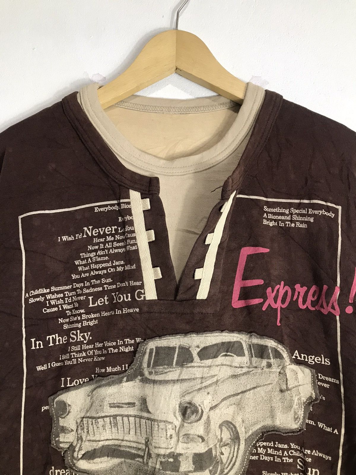 Hysteric Glamour Undefined Poem long sleeve double layer Size US L / EU 52-54 / 3 - 3 Thumbnail
