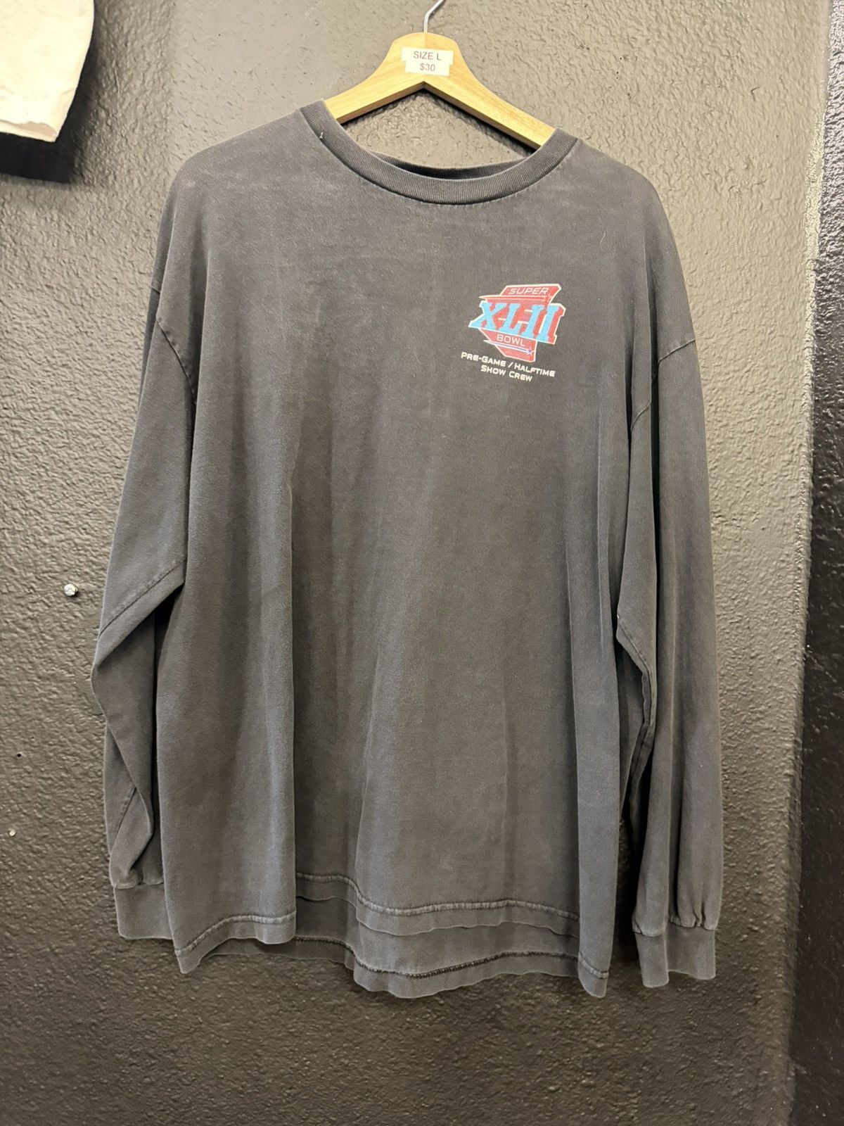 NFL Vintage NFL XLII Superbowl Longsleeve Size US XL / EU 56 / 4 - 1 Thumbnail