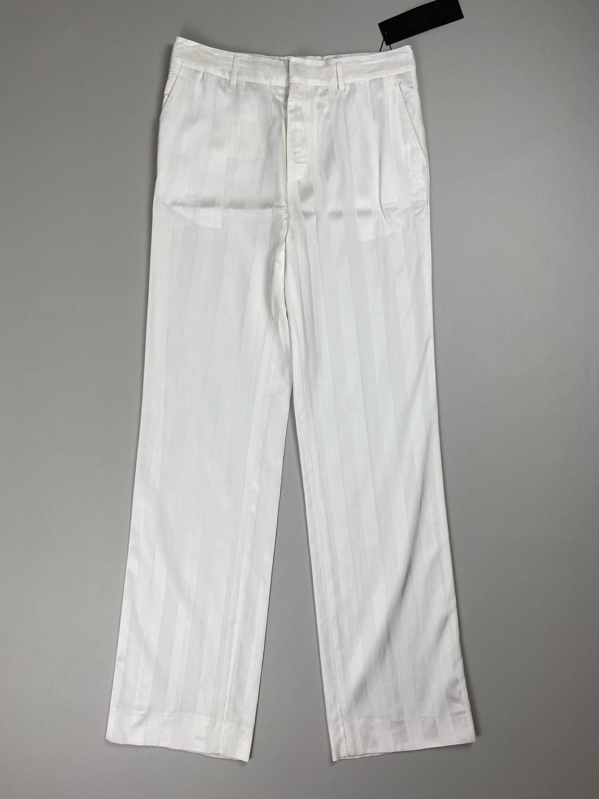 image of New With Defect Haider Ackermann Ladies Dress Pants Trousers in White, Women's (Size 25)