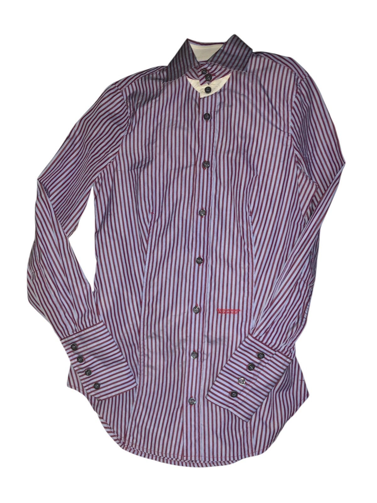 Designer × Dsquared2 DSQUARED2 BUTTON UP SHIRT BURN IN CANADA MADE IN ITLY Size S / US 4 / IT 40 - 4 Thumbnail