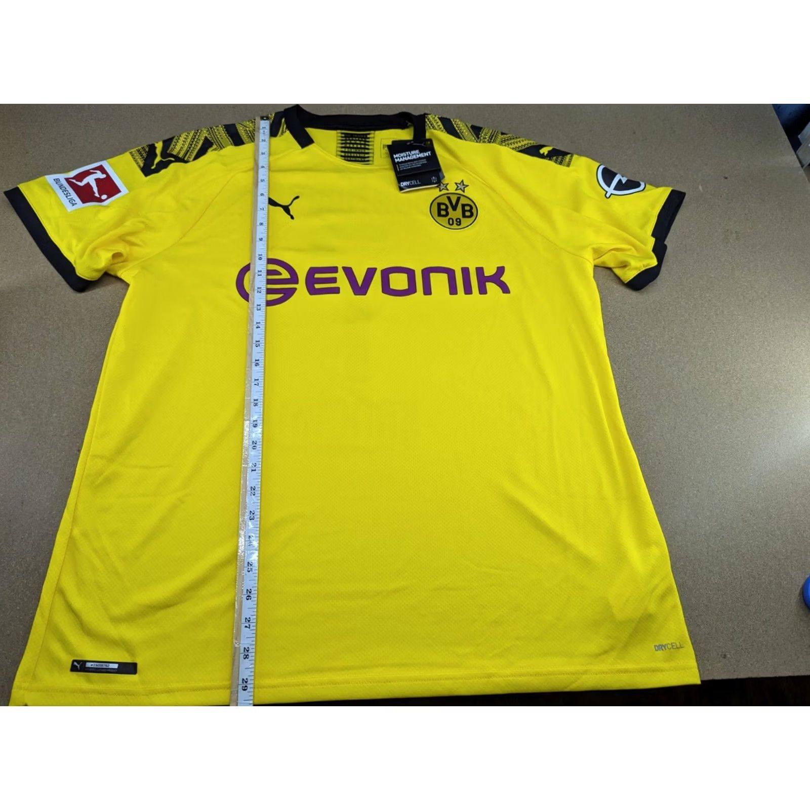 Puma PUMA Borussia Dortmund Jadon Sancho #7 Mens Jersey 2XL Home Football Adult T-Shirt End with Quick Dry Mens Sports Shirt Yellow Jersey Size US XXL / EU 58 / 5 - 4 Thumbnail
