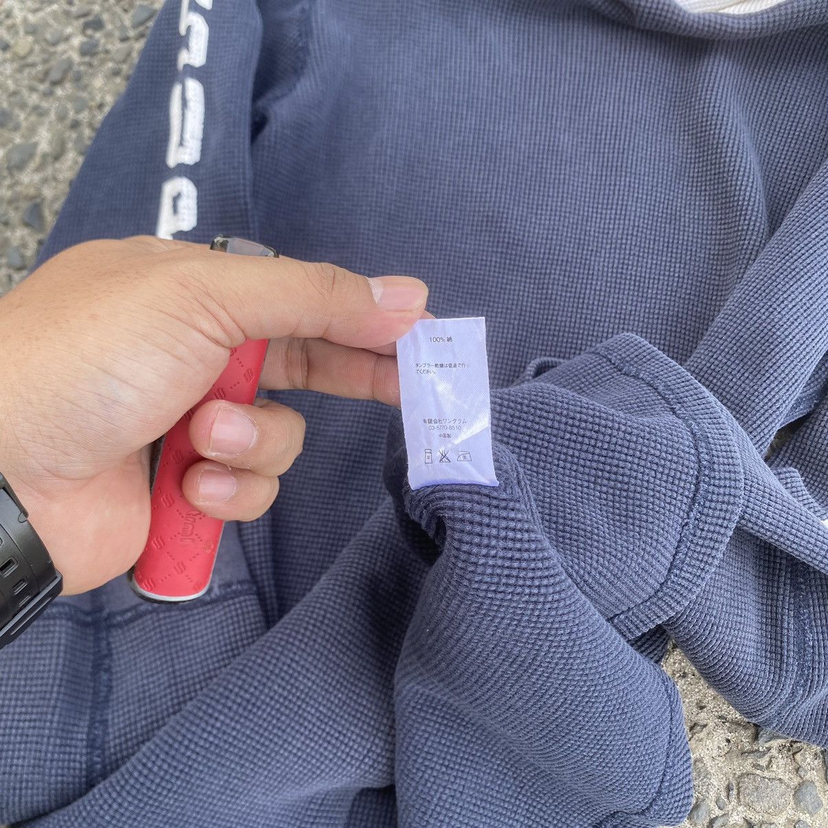 Supreme Supreme Thermal waffel Hoodie Size US M / EU 48-50 / 2 - 6 Thumbnail