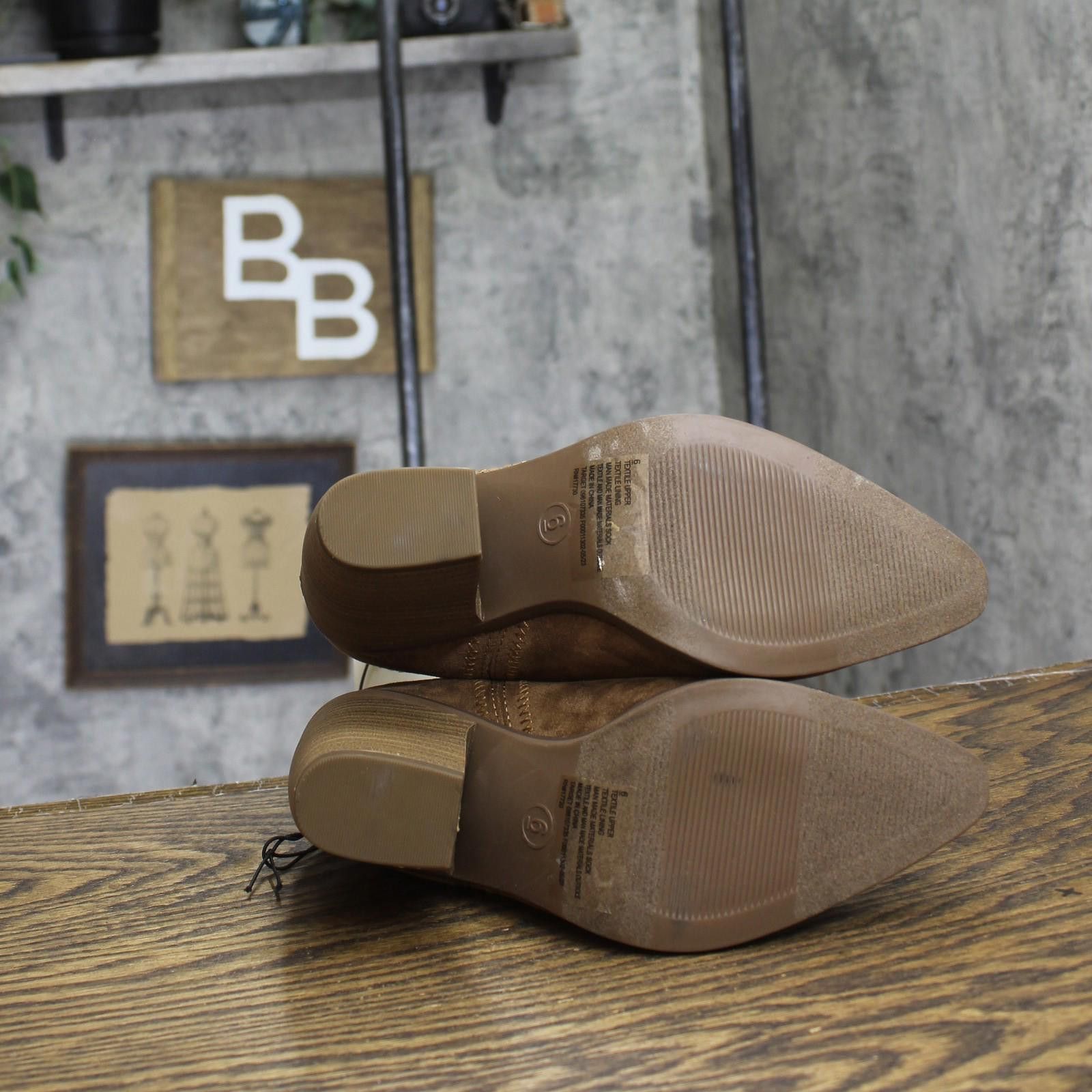 Other Universal Thread Womens Ankle Boots 88225769 Cognac Brown 6m Size US 6 / IT 36 - 5 Thumbnail