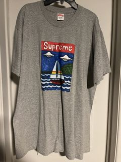 Supreme sailboat hot sale tee black