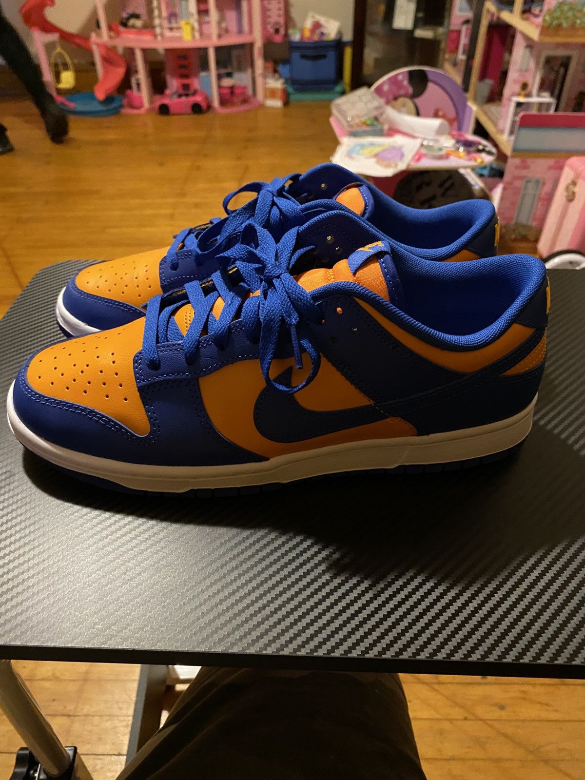 Nike Nike Dunk Low ‘ Knicks’ Size US 10 / EU 43 - 1 Thumbnail