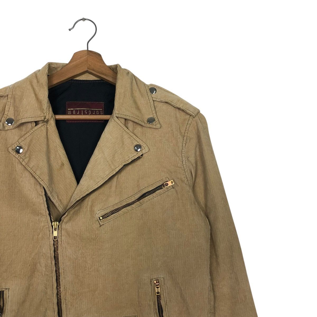 Japanese Brand 🔥VINTAGE BIKER JACKET DOUBLE COLLAR NORDSTORM ISSEY MIYAKE Size US M / EU 48-50 / 2 - 8 Thumbnail