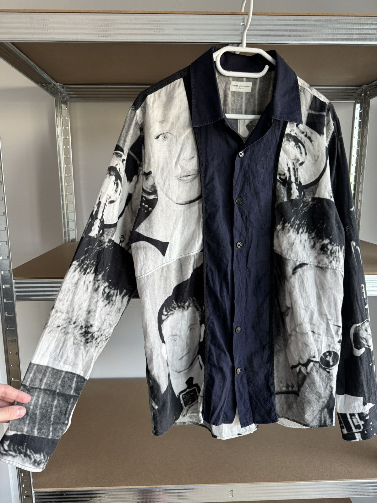 Dries Van Noten Runway SS16 Dries Van Noten Marilyn Monroe Photo Print Shirt Size US M / EU 48-50 / 2 - 7 Thumbnail
