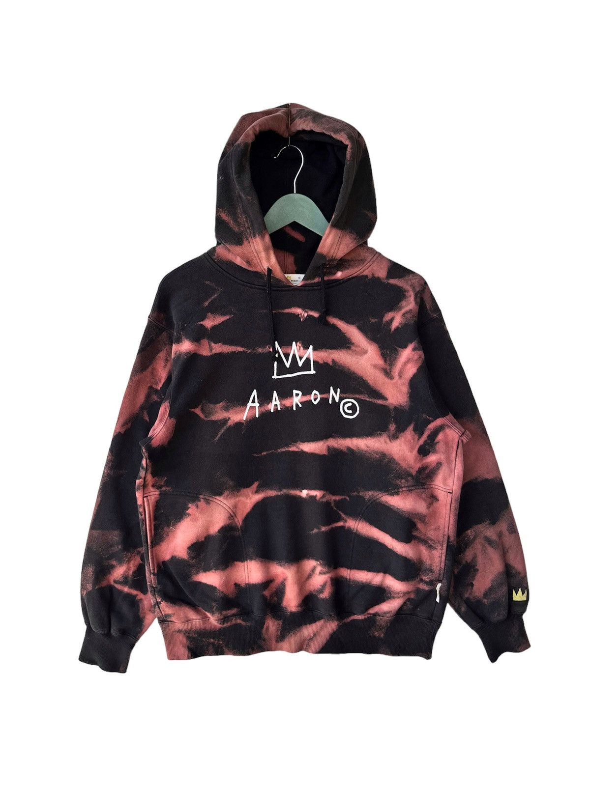 Vintage Jean Michel Basquiat Acid Wash Hoodie