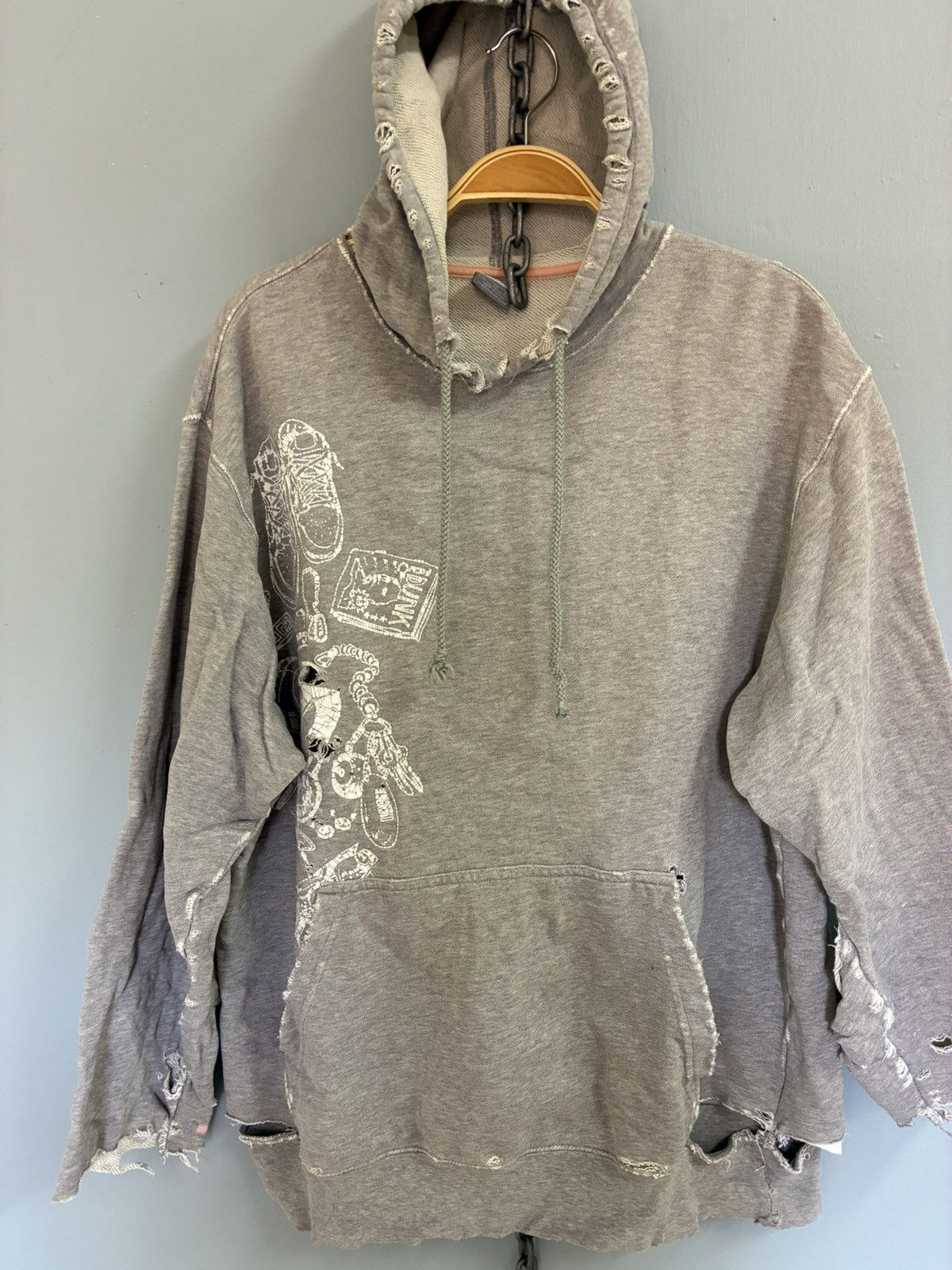 Nike Nike Now Bring Ya Attitude Distress hoodie design Size US XL / EU 56 / 4 - 3 Thumbnail