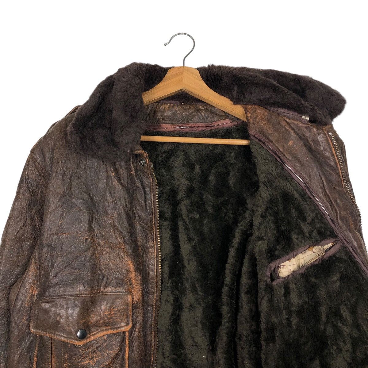 Japanese Brand 📌Vintage Riot Leather Jacket Blanket Atsukawa Issey Miyake Size US M / EU 48-50 / 2 - 13 Thumbnail