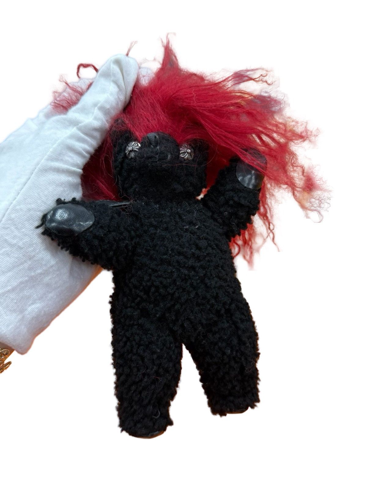 Red hair teddy bear doll