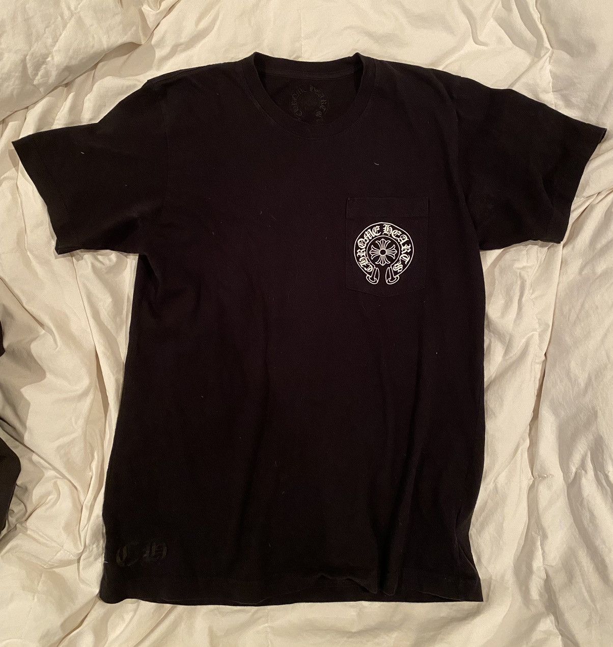 image of Chrome Hearts Honolulu T-Shirt in Black, Men's (Size Medium)