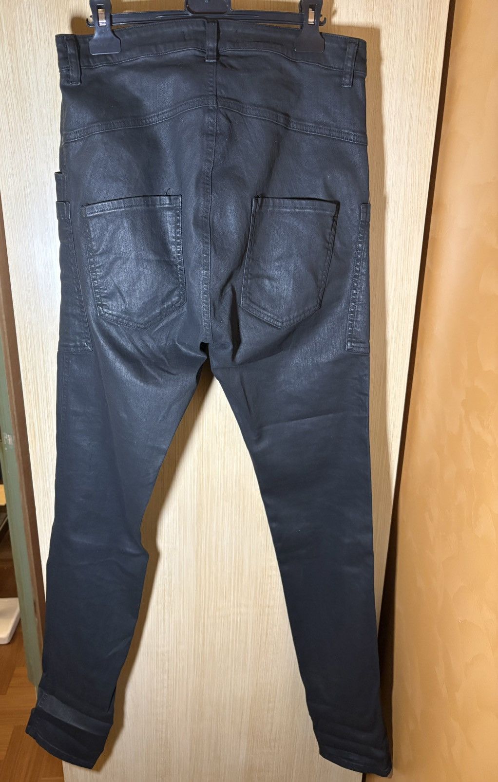 Nostra Santissima NOSTRASANTISSIMA Coated Cargo Trousers 48 Size US 32 / EU 48 - 2 Thumbnail