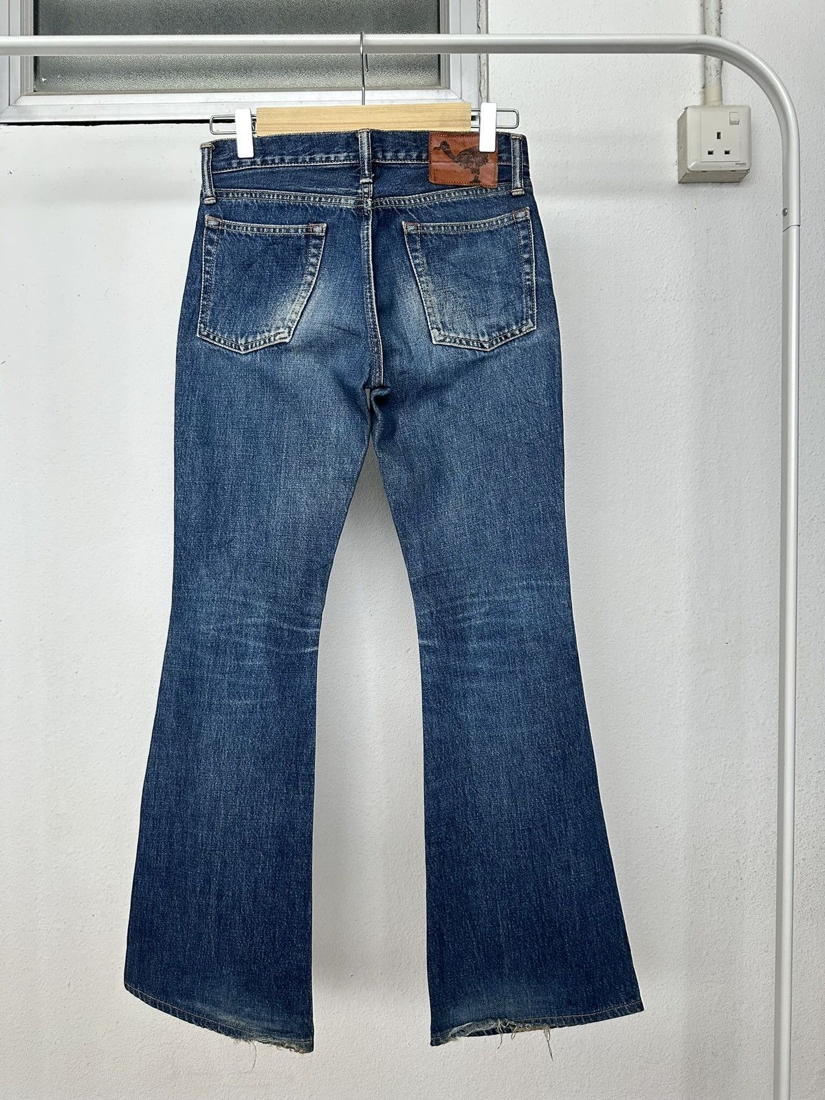 Kapital Early 00's Kapital flared raw denim jeans Size US 28 / EU 44 - 10 Thumbnail