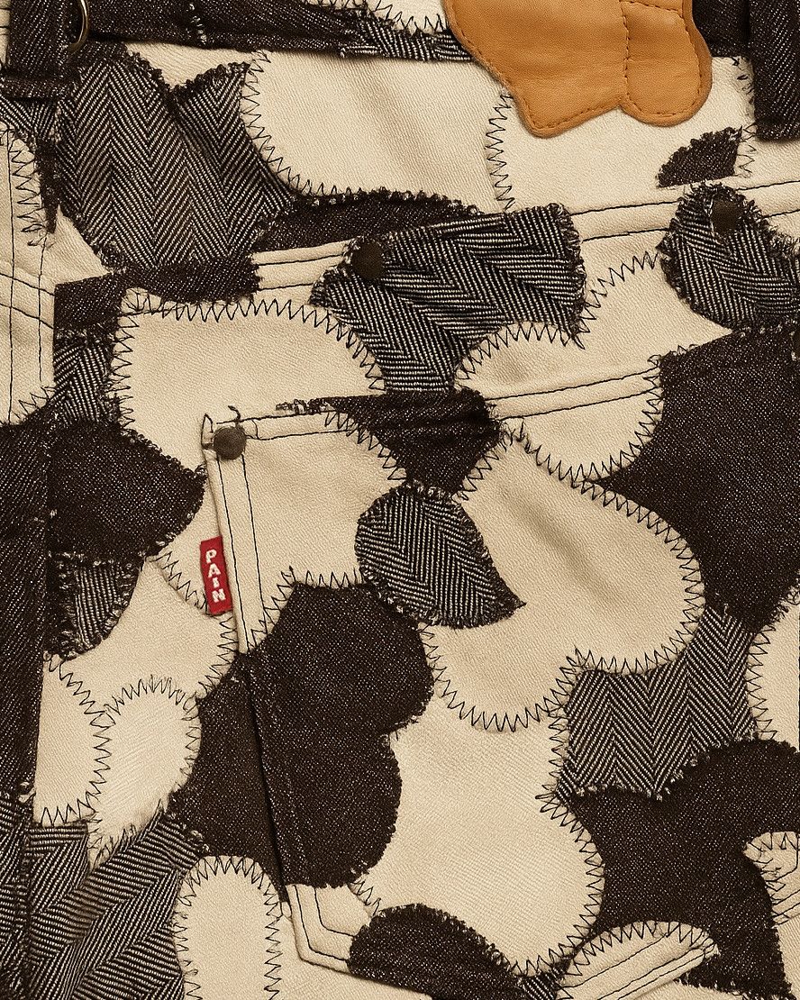 Number (N)ine Number (N)ine Patchwork Jeans - AW03 "Touch Me I'm Sick" Size US 30 / EU 46 - 2 Thumbnail