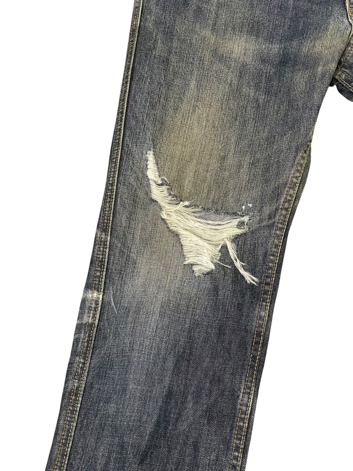 14th Addiction Distress Jeans Avail Avantgarde Embroydery Regular ERD 2🟦6 Size US 32 / EU 48 - 6 Thumbnail