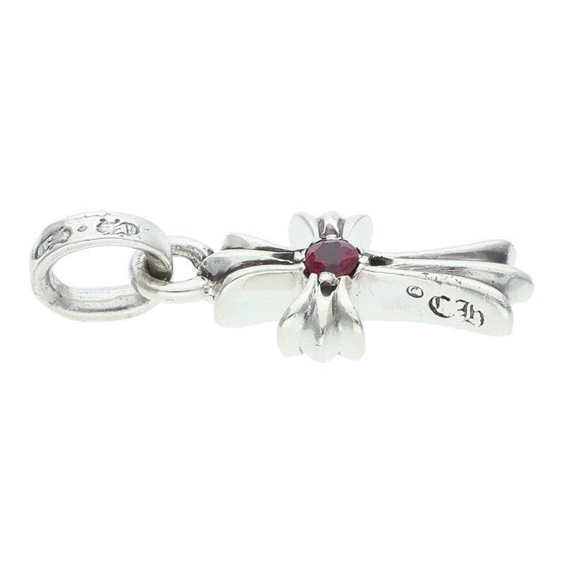 Chrome Hearts Chrome Hearts Silver Necklace with Ruby Charm Size ONE SIZE - 3 Thumbnail