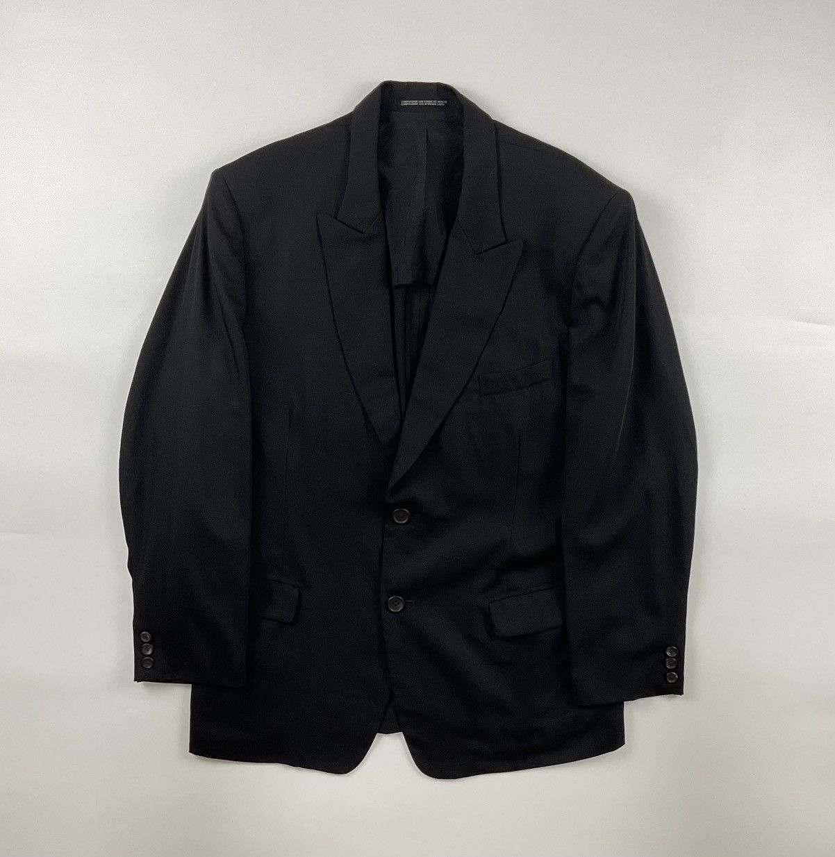 Yohji Yamamoto 80's Yohji Yamamoto Pour Homme 2 Button Wool Jacket ...