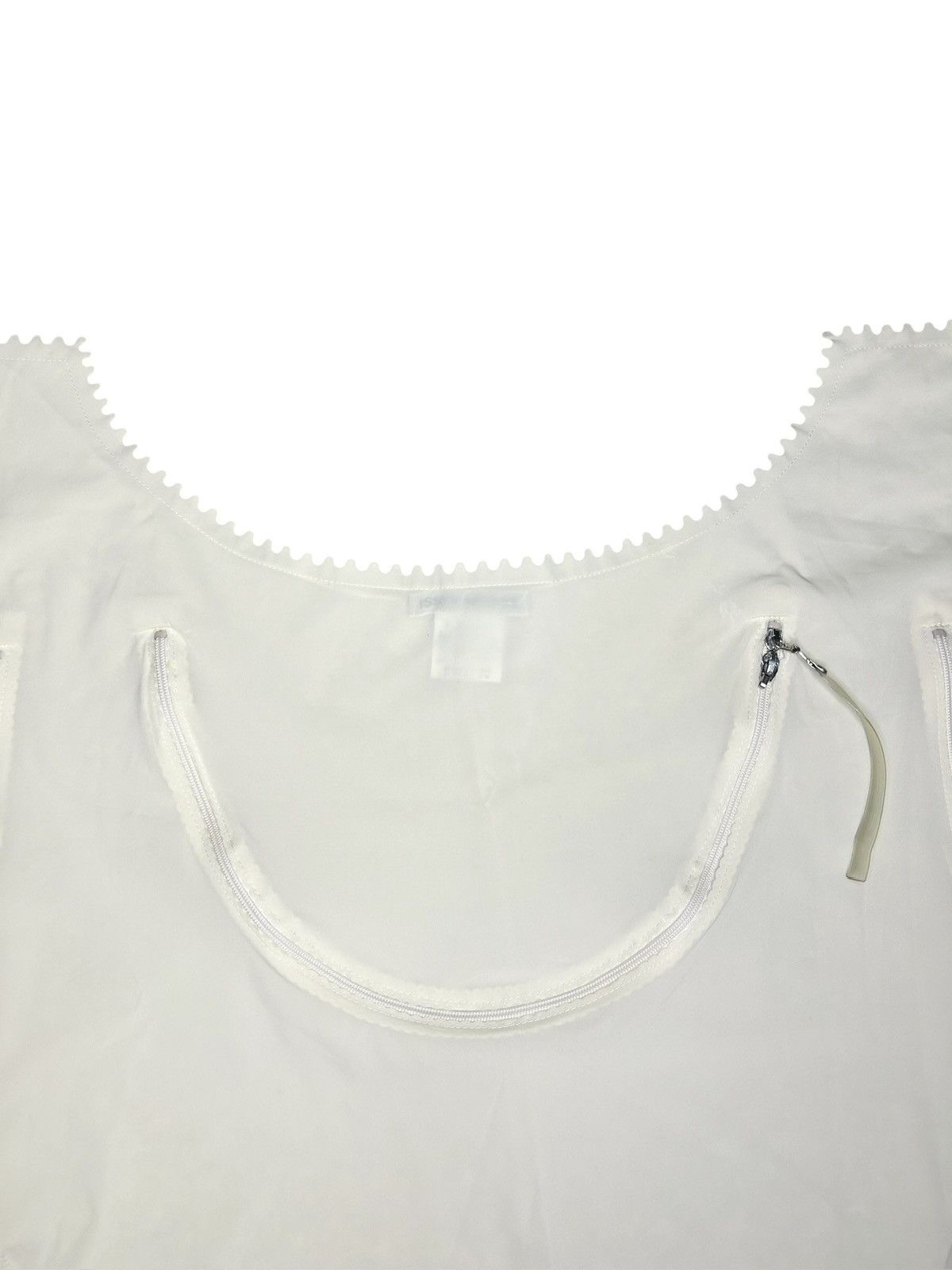 Issey Miyake S/S 00 Laser Cut Zip Top Size M / US 6-8 / IT 42-44 - 7 Thumbnail