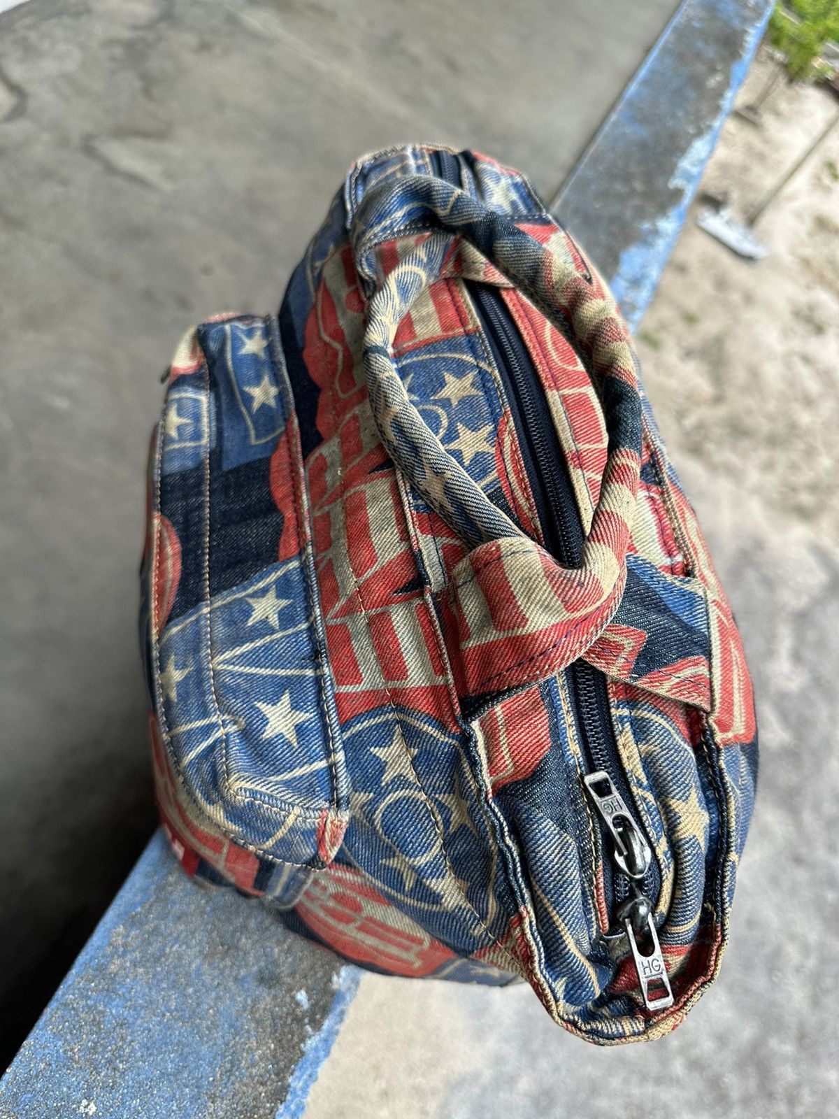Hysteric Glamour 1990 - Hysteric Glamour Star America Denim Bag Size ONE SIZE - 4 Thumbnail