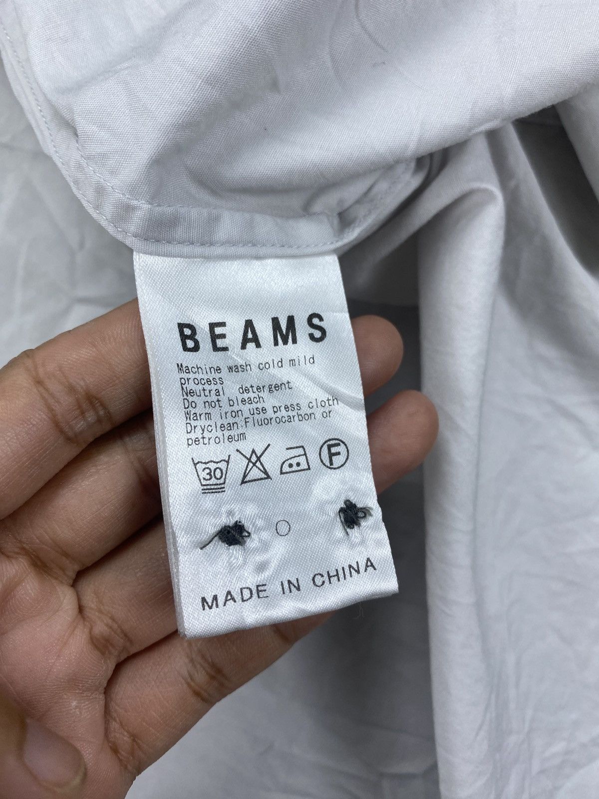 Beams Plus × Japanese Brand × Vintage Vintage Beams Longsleeve Button Up Shirt Size US M / EU 48-50 / 2 - 10 Thumbnail