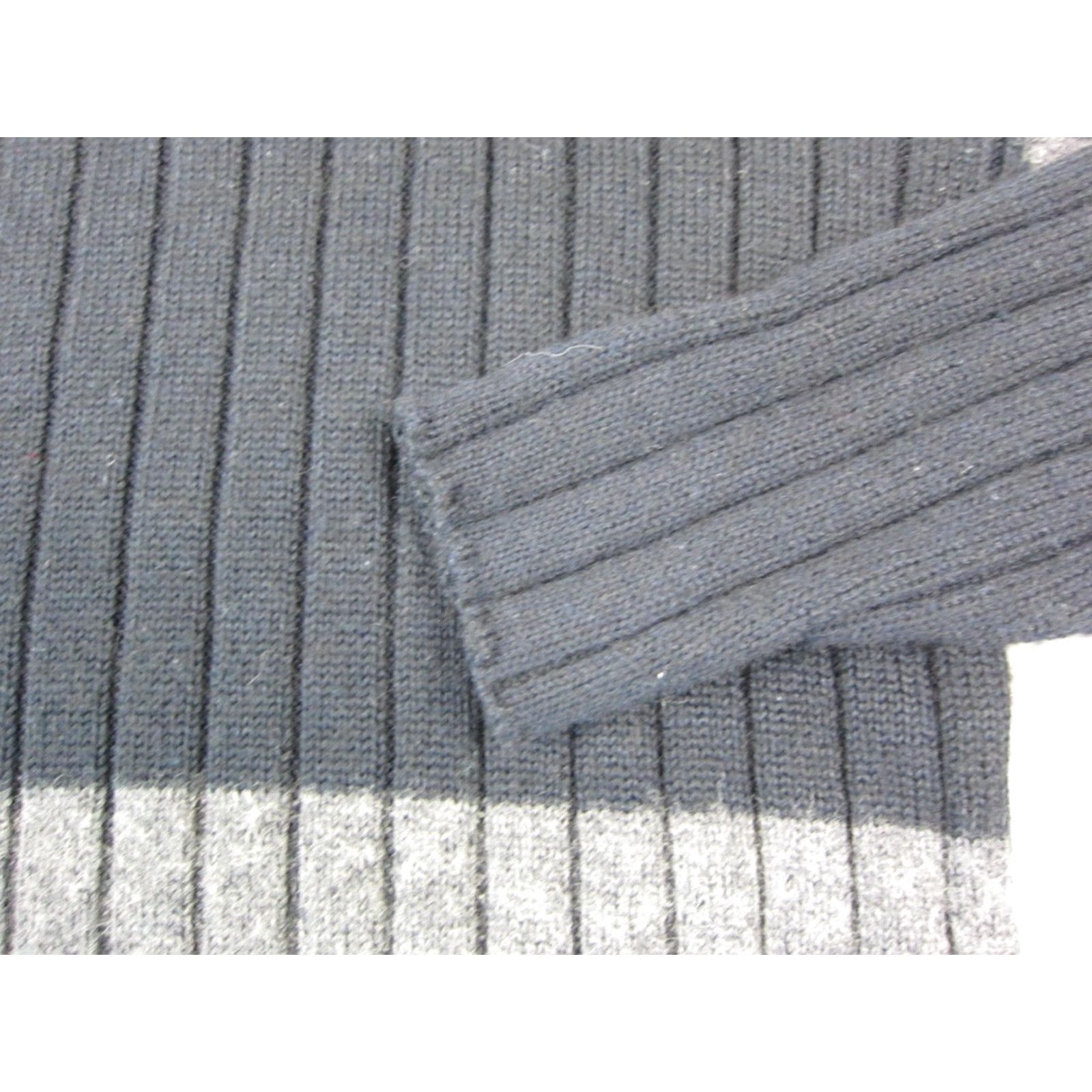 Chaps VINTAGE Ralph Lauren Chaps Sweater Mens Adult M Black Stripe Wool Knit Pullover Crew Neck Long Sleeve Casual 90s USA Fall Winter Size US M / EU 48-50 / 2 - 4 Thumbnail