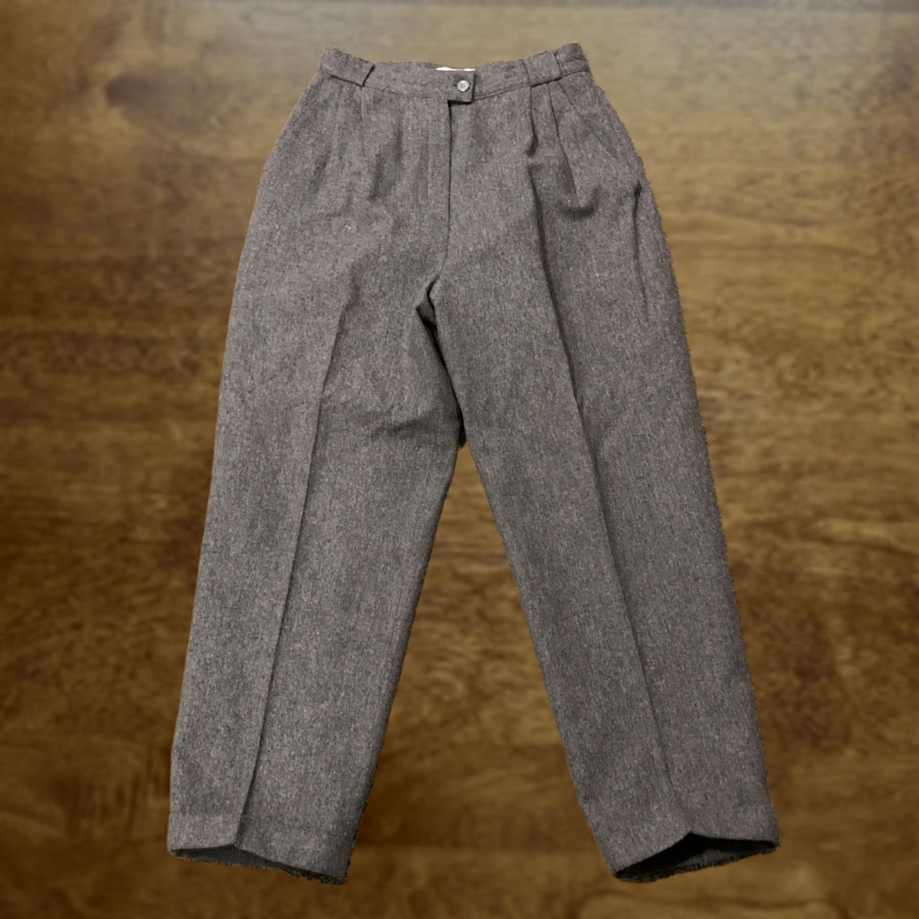Vintage VINTAGE Sheridan Square Womens Gray Pants Wool Blend Greece 12 1980s Mens? Size 34" / US 12 / IT 48 - 1 Thumbnail