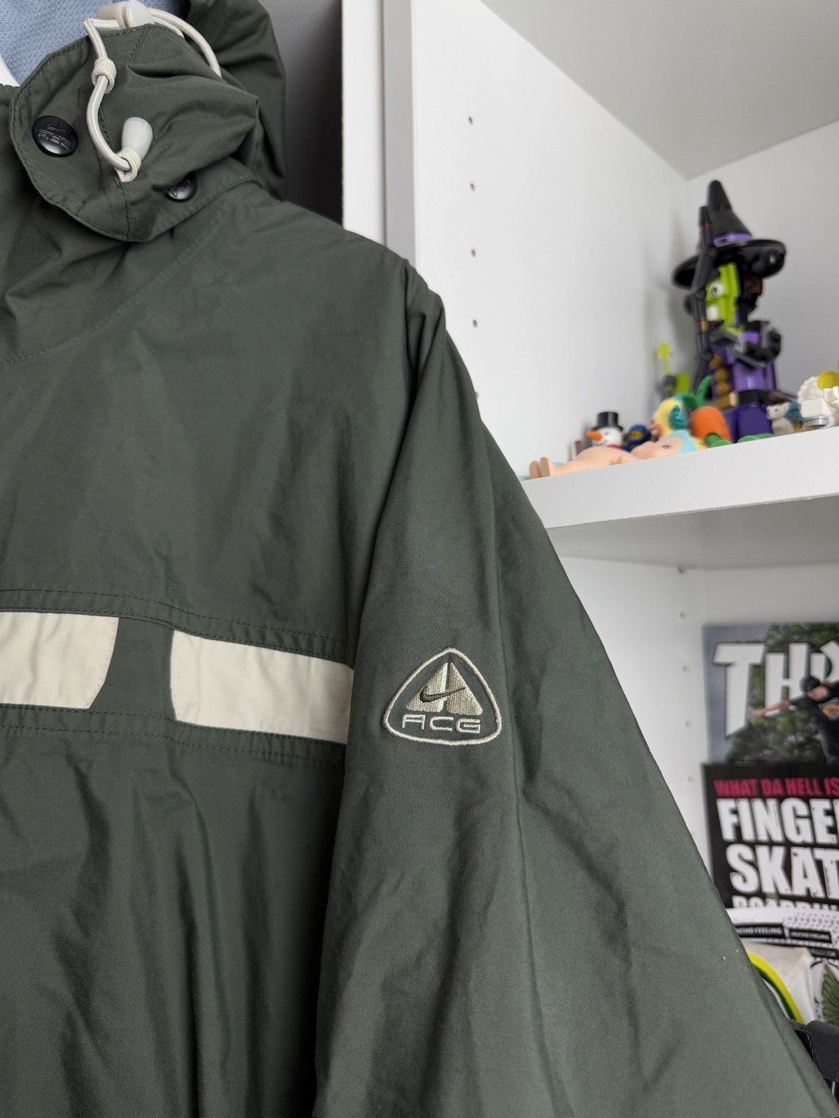 Nike × Nike ACG × Vintage Vintage y2k Nike ACG khaki raincoat jacket XL gorpcore rare Size US XL / EU 56 / 4 - 4 Thumbnail