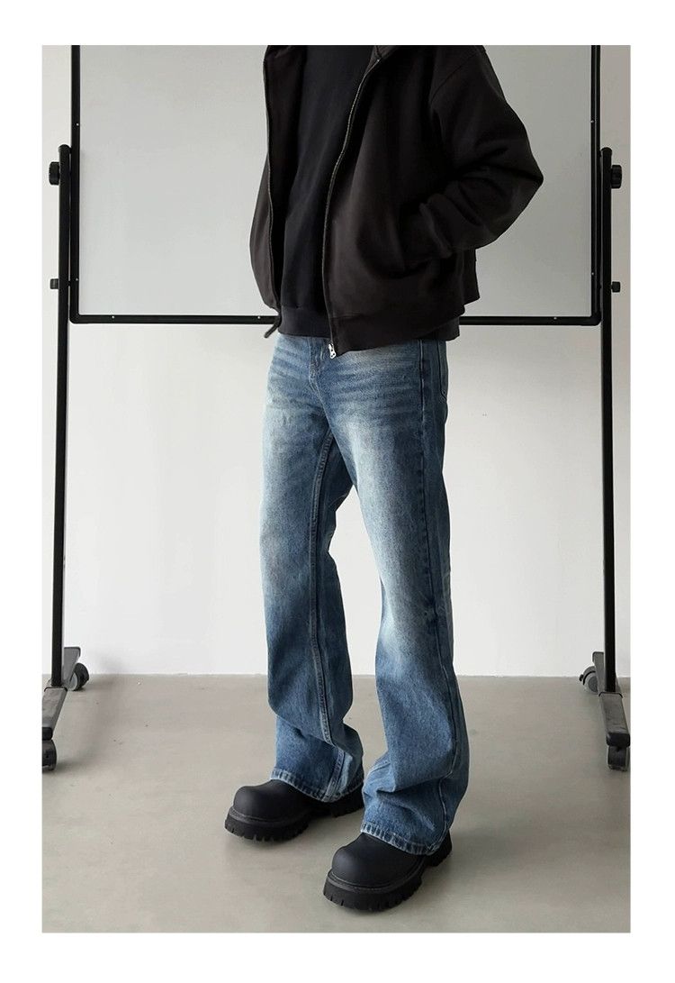 Jean × Vintage washed faded cleanfit yuppie y2k retro loose jeans Size US 32 / EU 48 - 2 Thumbnail