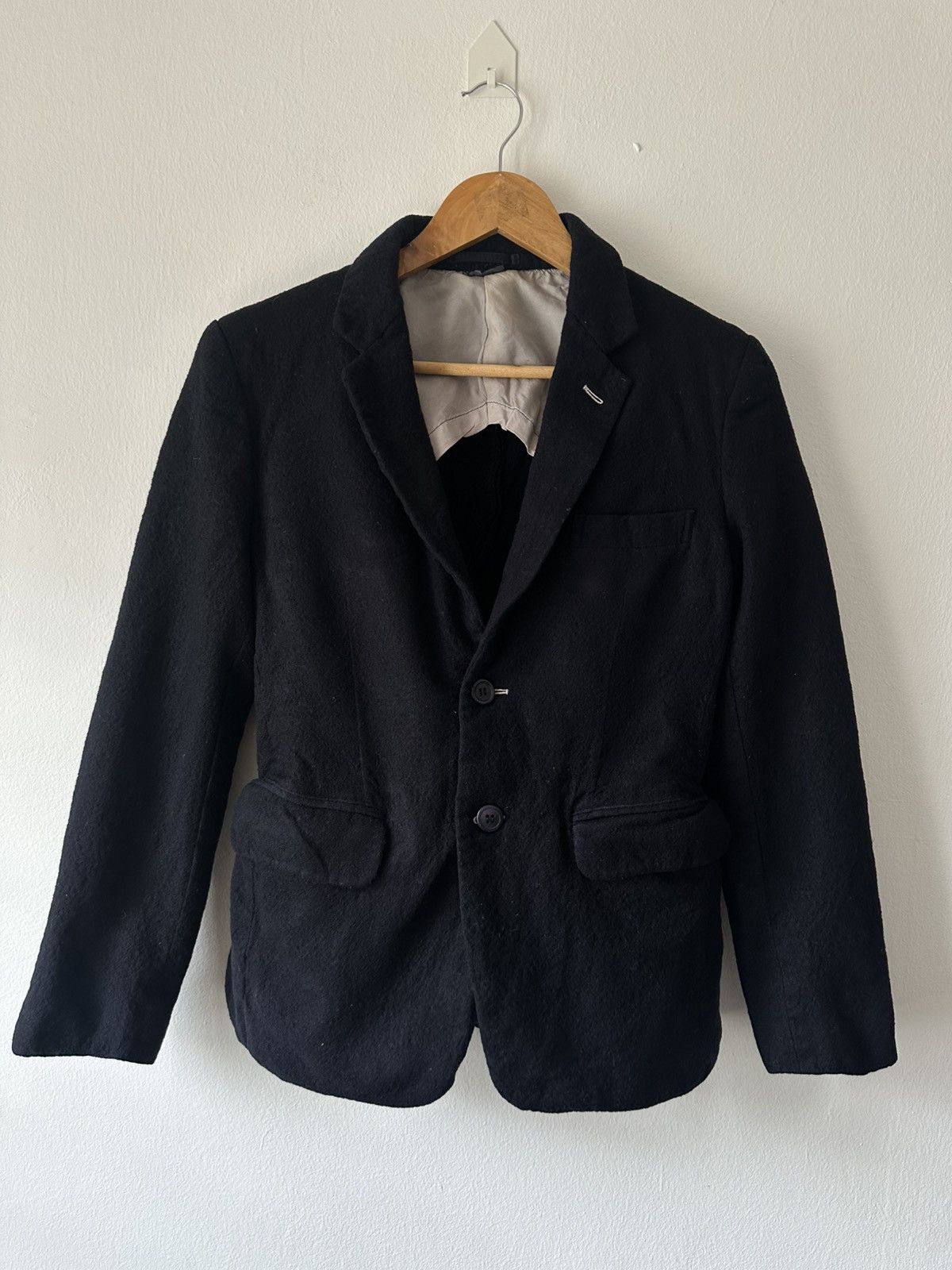Comme des Garcons Homme Deux Comme Des Garcon Homme Duex Wool Blazer Size US S / EU 44-46 / 1 - 1 Thumbnail